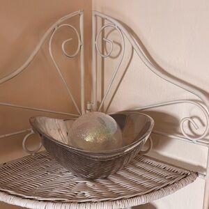 Nambe Silver Butterfly Bowl